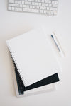 Leather Notebook A5 - Dark Brown Dotted