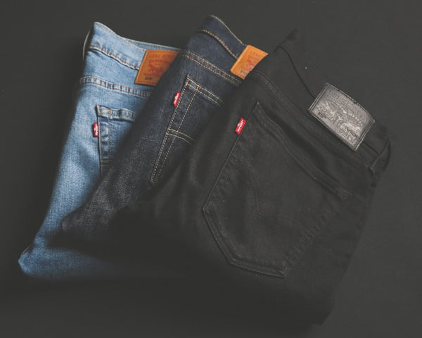Men's Slim Fit Stretch Jeans - Dark Blue
