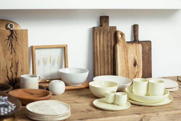 Handcrafted Ceramic Bowl Set - Ocean Blue
