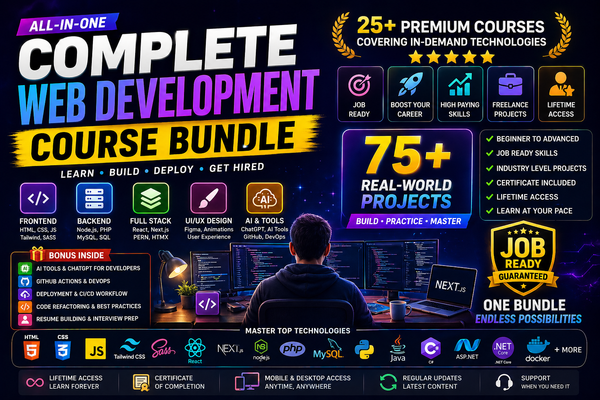Complete Web Development Course Bundle