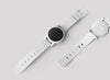 Minimalist Leather Strap Watch - Black/Silver
